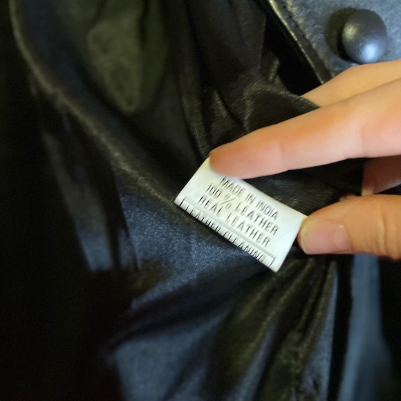 Y2k vintage genuine leather cheetah print coat - Picture 7 of 14